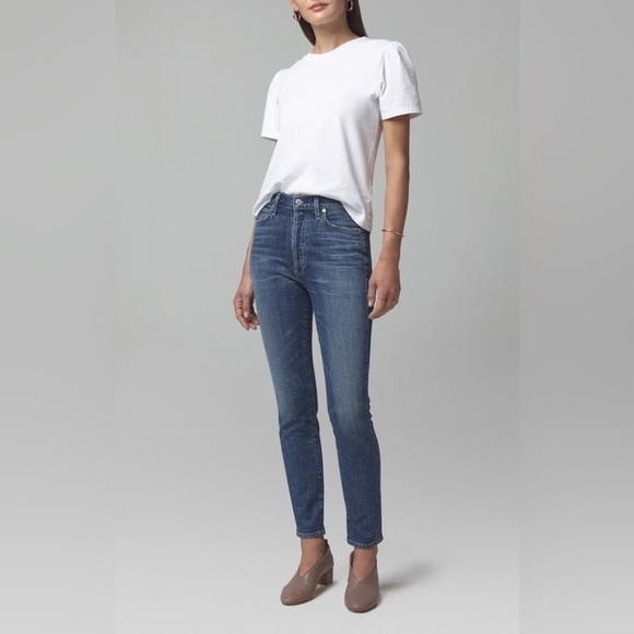 Citizens of Humanity Olivia High Rise Slim Jeans - Picture 1 of 5